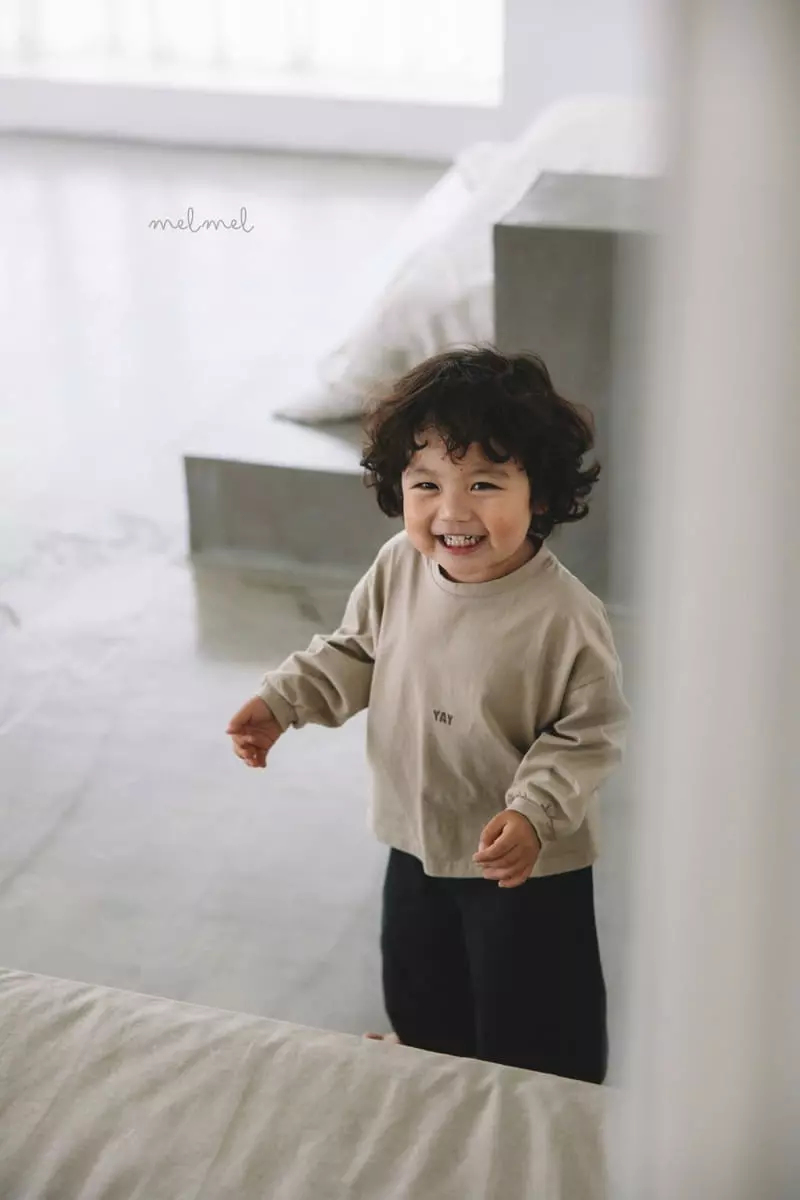 Melmel - Korean Baby Fashion - #babyoutfit - YAY Tee - 3