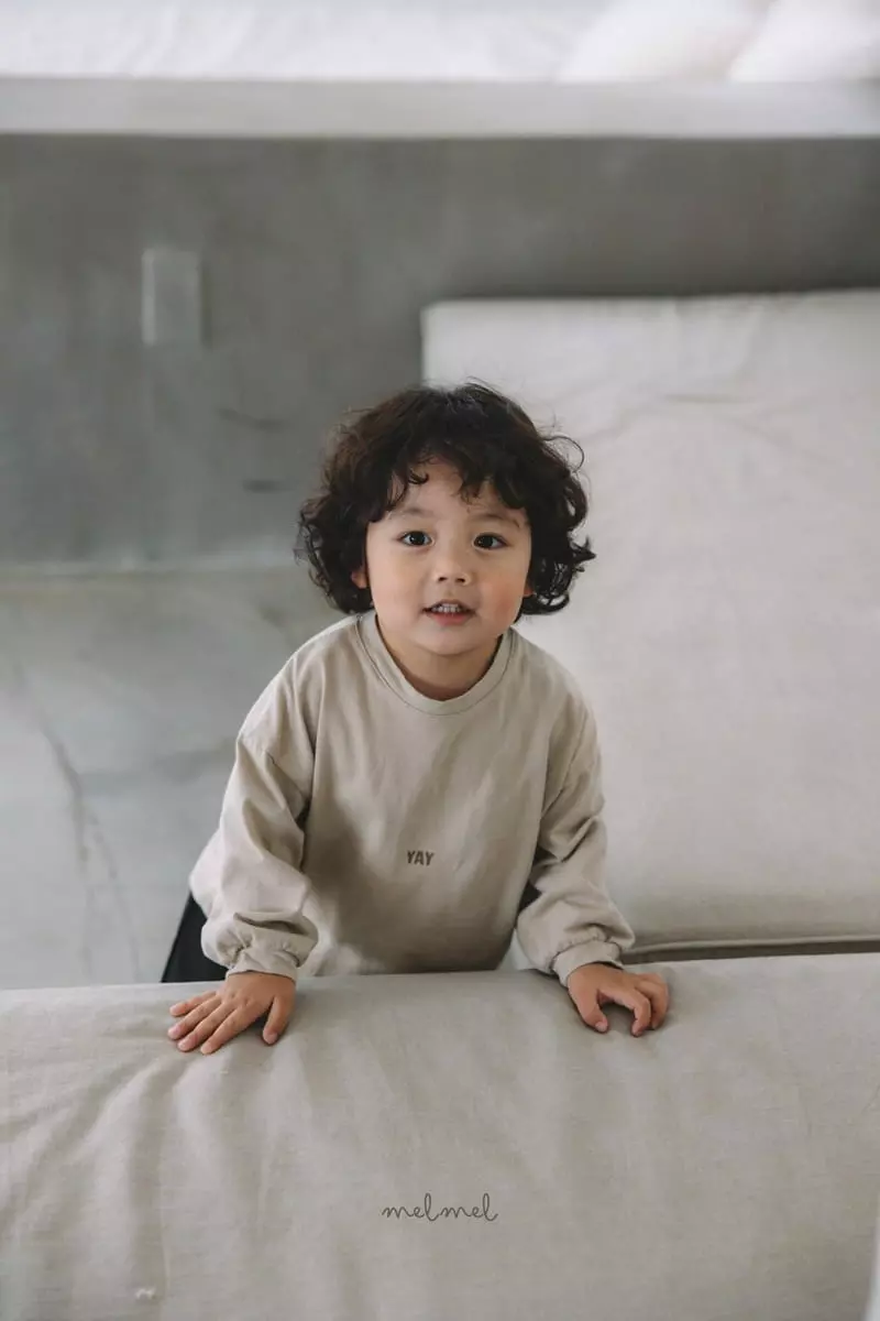 Melmel - Korean Baby Fashion - #babyoutfit - YAY Tee - 4