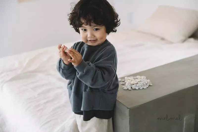 Melmel - Korean Baby Fashion - #babywear - Crop Sweatshirt - 2