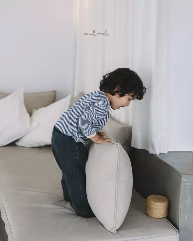 Melmel - Korean Baby Fashion - #onlinebabyboutique - Pintuck Jeans - 6
