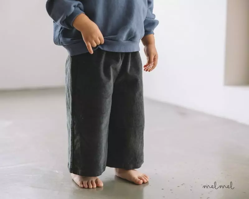 Melmel - Korean Baby Fashion - #onlinebabyshop - Rib Pants - 11