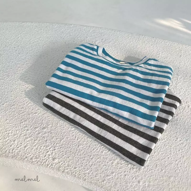 Melmel - Korean Baby Fashion - #onlinebabyshop - Stripes Tee - 8