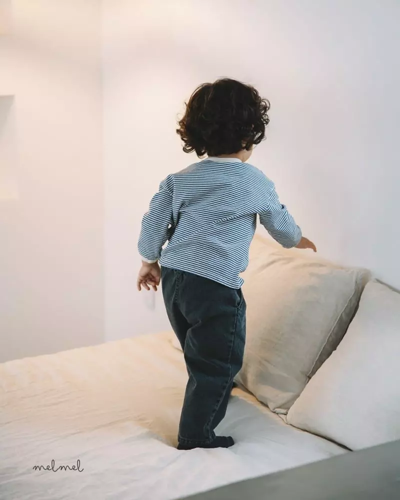 Melmel - Korean Baby Fashion - #onlinebabyshop - Pintuck Jeans - 7