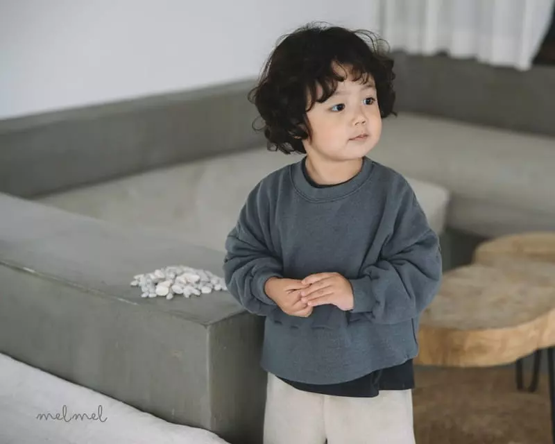 Melmel - Korean Baby Fashion - #onlinebabyboutique - Crop Sweatshirt - 4