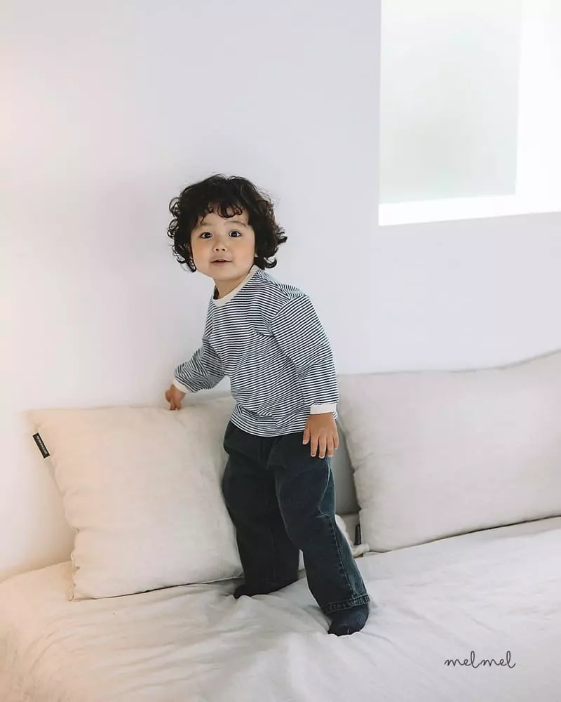 Melmel - Korean Baby Fashion - #smilingbaby - Pintuck Jeans - 8