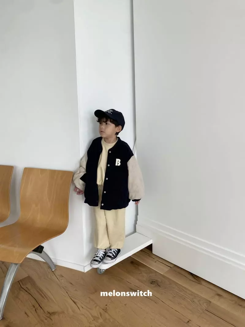 Melon Switch - Korean Children Fashion - #Kfashion4kids - Banana Baseball Jumper - 7