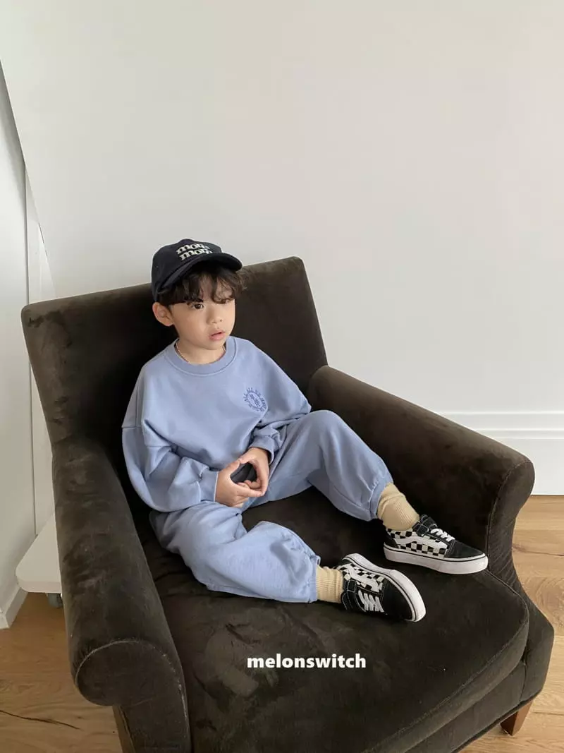 Melon Switch - Korean Children Fashion - #childofig - Melon Logo Top Bottom Set - 7
