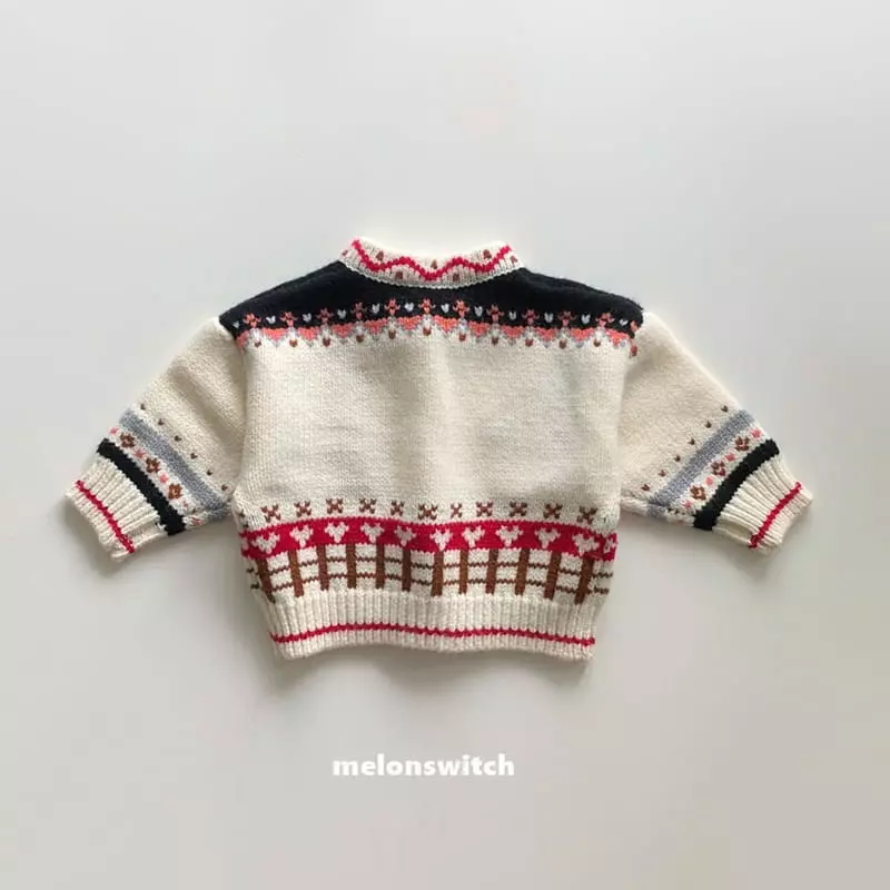 Melon Switch - Korean Children Fashion - #childrensboutique - Bear Vintage Cardigan - 4