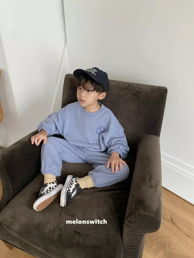 Melon Switch - Korean Children Fashion - #designkidswear - Melon Logo Top Bottom Set - 9