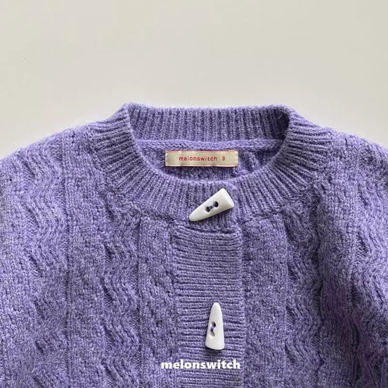 Melon Switch - Korean Children Fashion - #discoveringself - Mini Twist Cardigan - 6