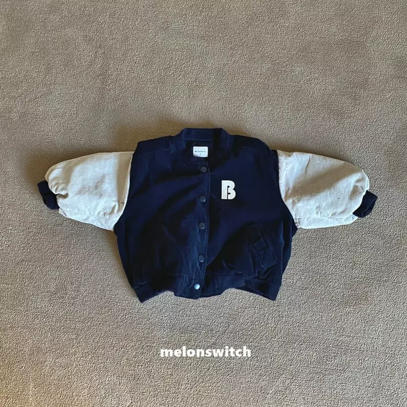 Melon Switch - Korean Children Fashion - #discoveringself - Banana Baseball Jumper - 2