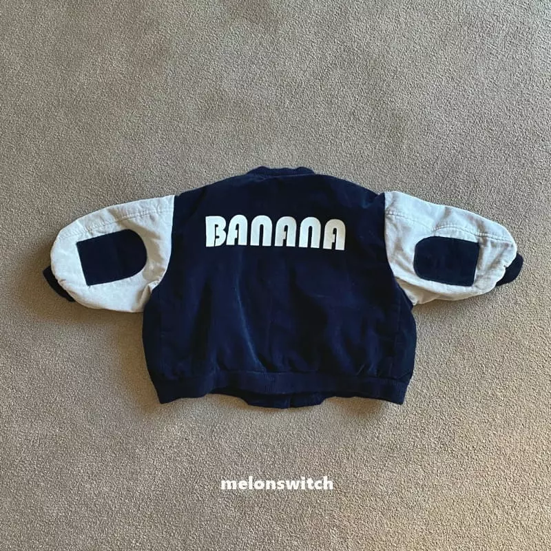 Melon Switch - Korean Children Fashion - #fashionkids - Banana Baseball Jumper - 3