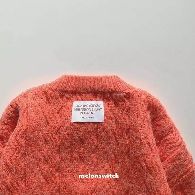 Melon Switch - Korean Children Fashion - #kidsshorts - Mini Twist Cardigan - 8