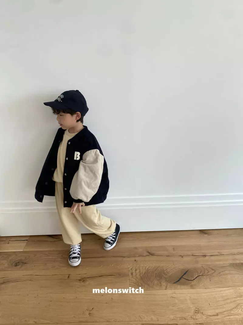 Melon Switch - Korean Children Fashion - #littlefashionista - Banana Baseball Jumper - 8