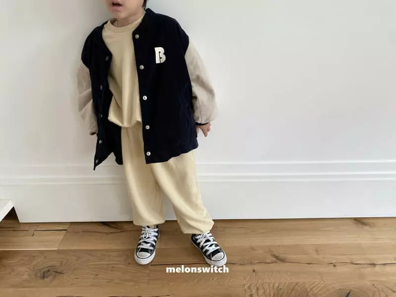 Melon Switch - Korean Children Fashion - #magicofchildhood - Banana Baseball Jumper - 9
