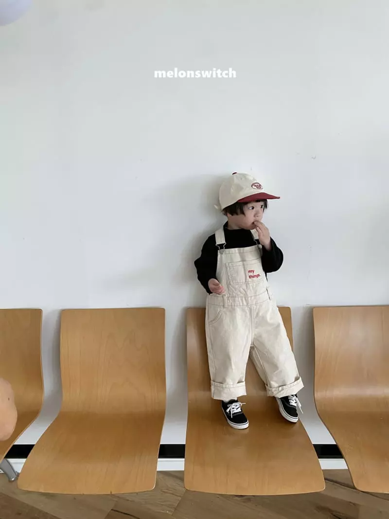 Melon Switch - Korean Children Fashion - #minifashionista - My Thinks Dungarees - 3