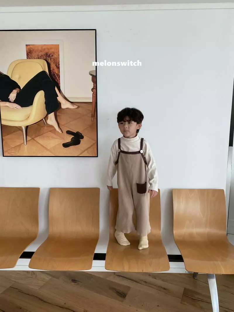 Melon Switch - Korean Children Fashion - #minifashionista - Waffle Dungarees - 9