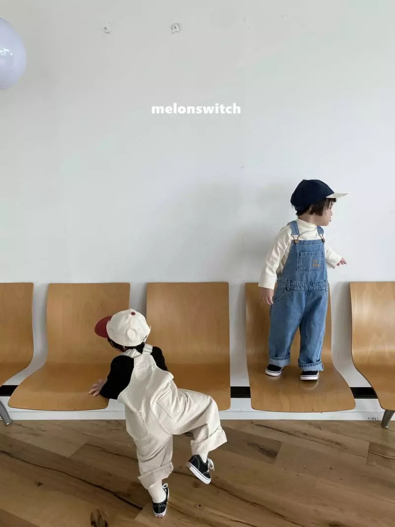 Melon Switch - Korean Children Fashion - #minifashionista - My Thinks Dungarees - 4