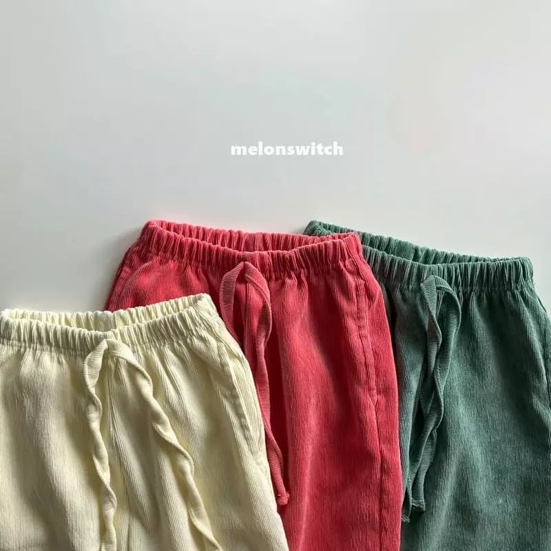 Melon Switch - Korean Children Fashion - #prettylittlegirls - Paint Rib Pants