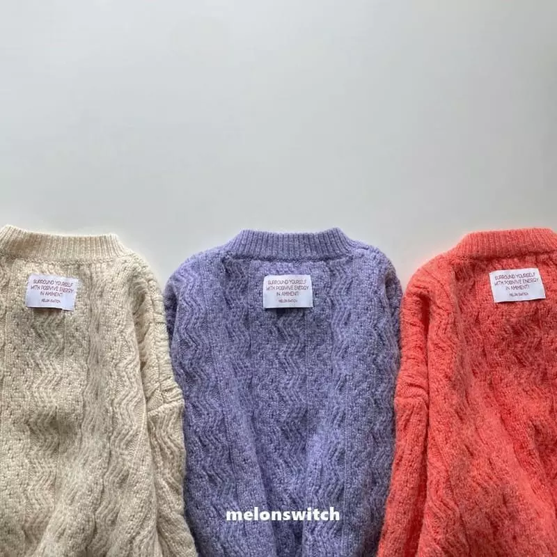 Melon Switch - Korean Children Fashion - #stylishchildhood - Mini Twist Cardigan - 2