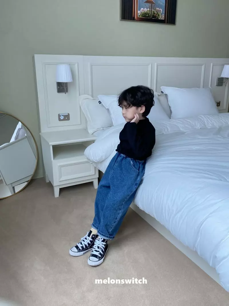Melon Switch - Korean Children Fashion - #todddlerfashion - Cream Jeans