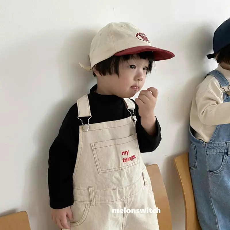 Melon Switch - Korean Children Fashion - #toddlerclothing - My Thinks Dungarees - 6