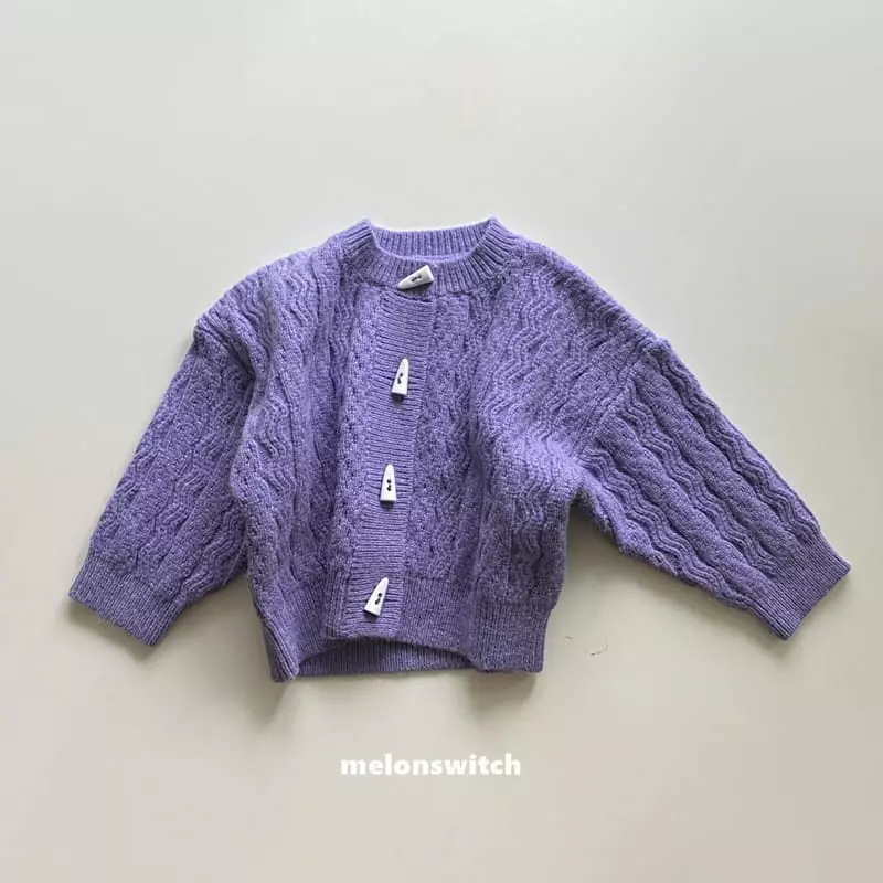 Melon Switch - Korean Children Fashion - #toddlerclothing - Mini Twist Cardigan