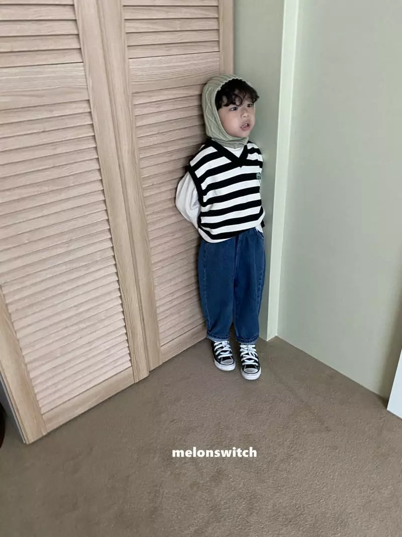 Melon Switch - Korean Children Fashion - #toddlerclothing - Stripes Vest - 8