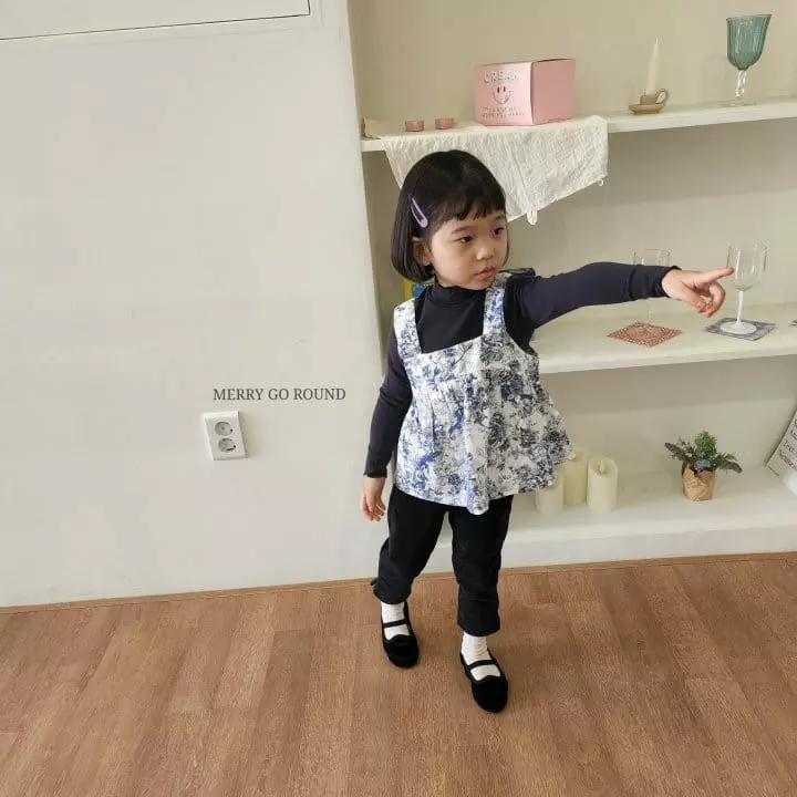 Merry Go Round - Korean Children Fashion - #childofig - Layered Sleeveless - 2