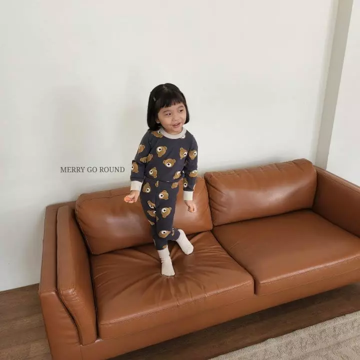 Merry Go Round - Korean Children Fashion - #childofig - Bear Easywear Set - 9