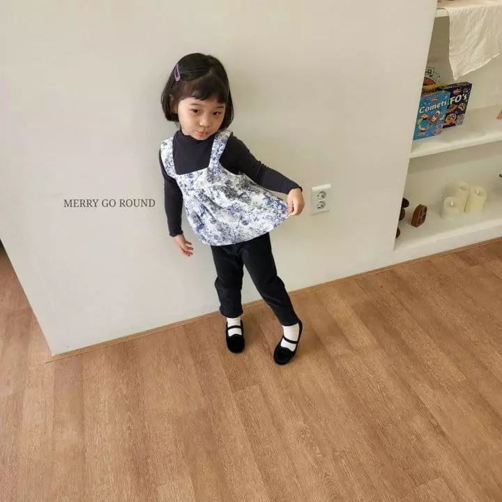 Merry Go Round - Korean Children Fashion - #discoveringself - Velvet Slit Pants - 8