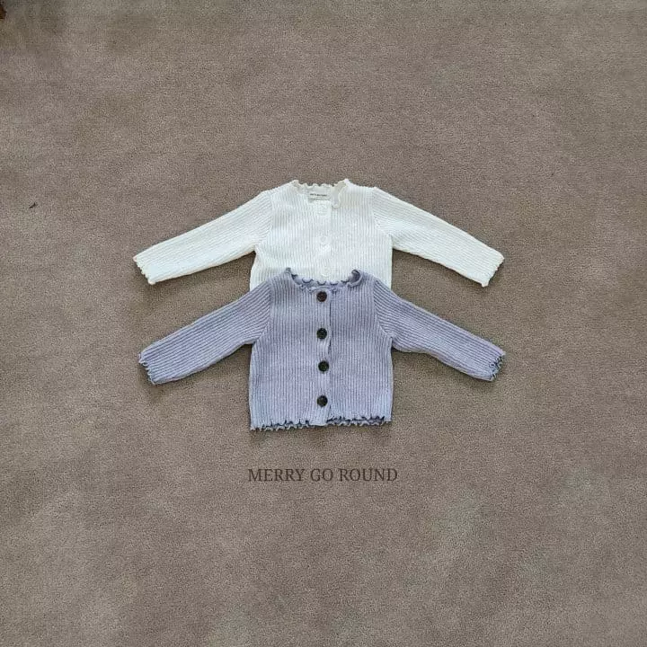 Merry Go Round - Korean Children Fashion - #fashionkids - Rib Cardigan - 11