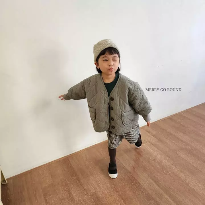 Merry Go Round - Korean Children Fashion - #kidsshorts - Quilting Jumper - 5