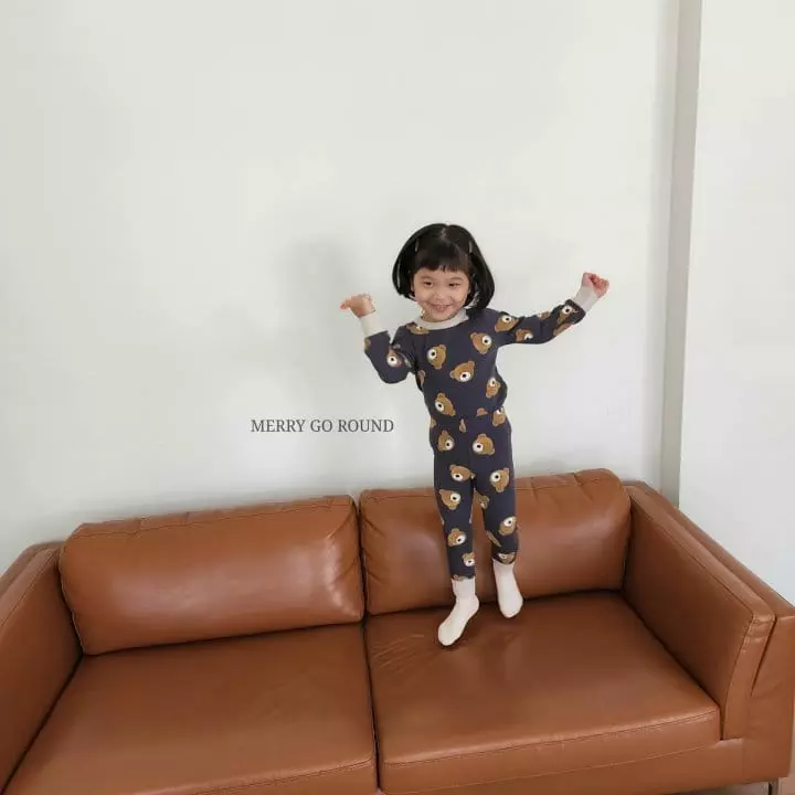 Merry Go Round - Korean Children Fashion - #magicofchildhood - Bear Easywear Set - 5