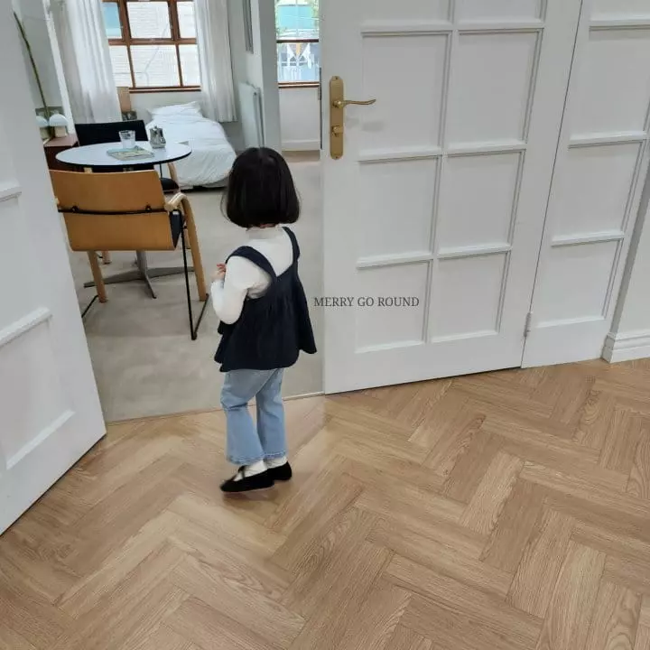 Merry Go Round - Korean Children Fashion - #minifashionista - Bootscut Leggings - 2