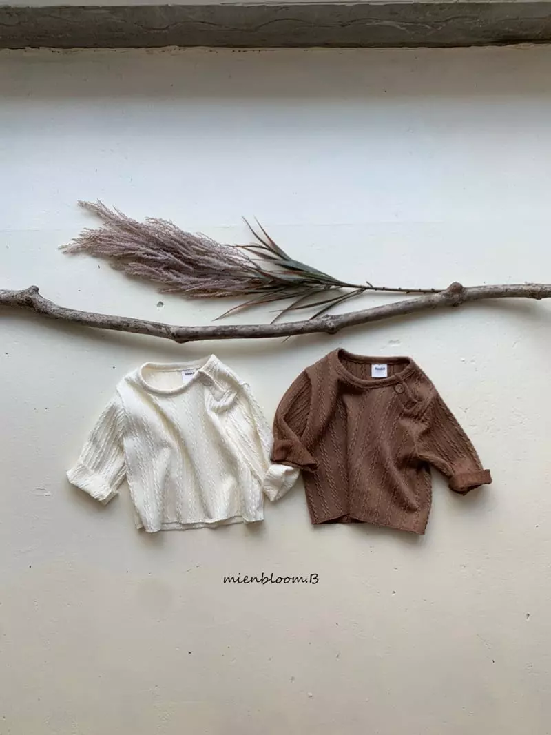 Mienbloom B - Korean Baby Fashion - #babyboutique - Muffin Knit Tee - 10