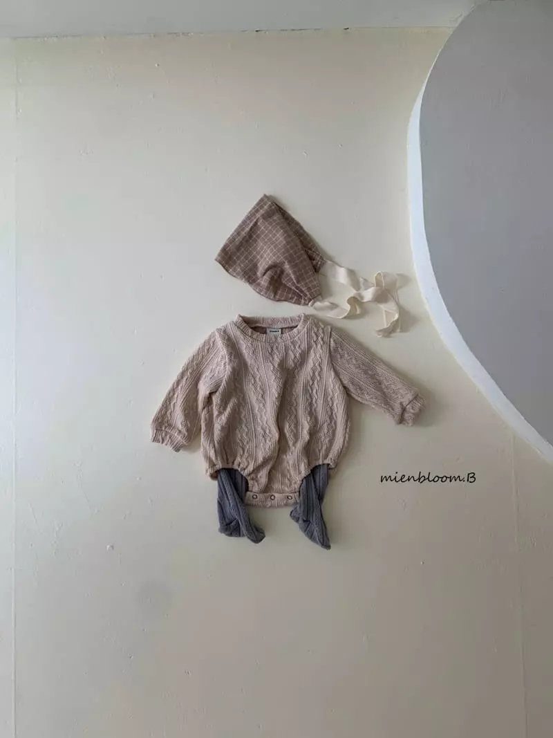 Mienbloom B - Korean Baby Fashion - #babyboutique - Mongs Knit Bodysuit - 5