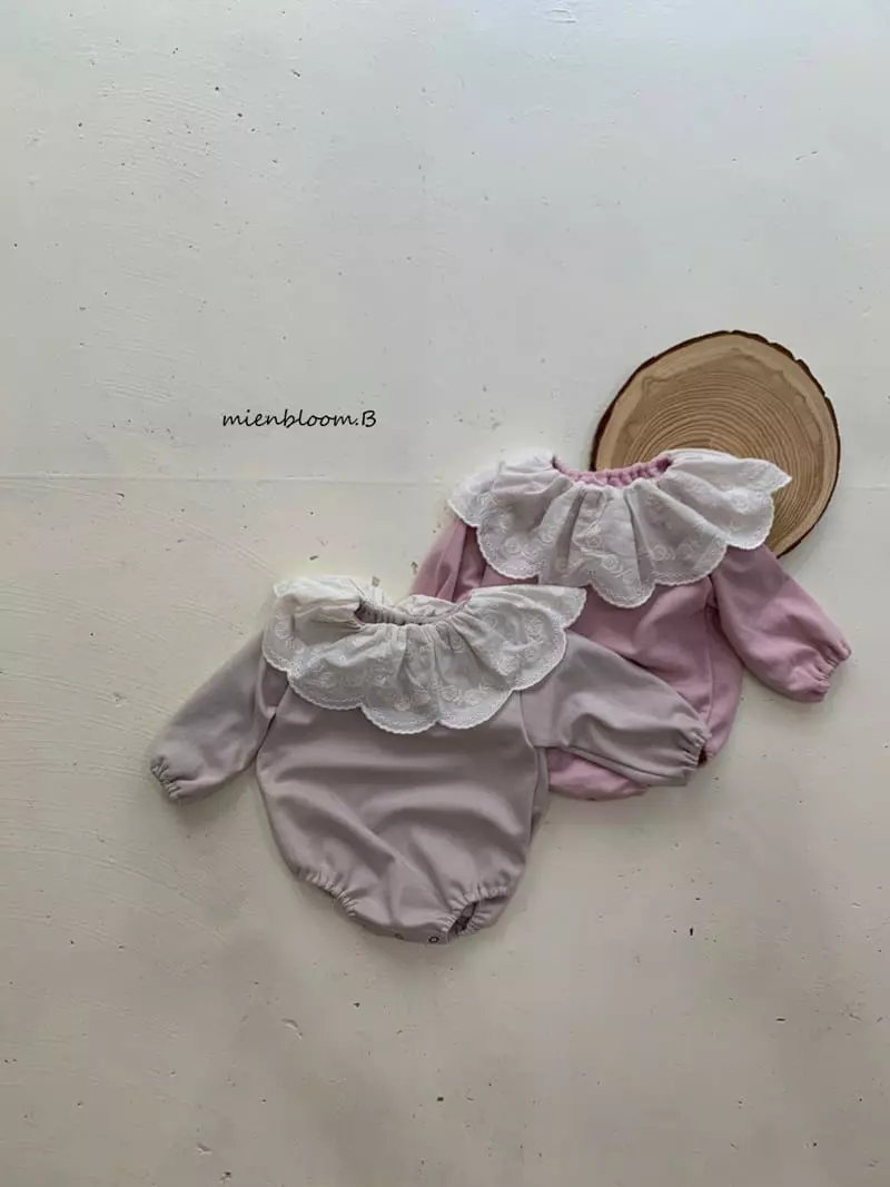 Mienbloom B - Korean Baby Fashion - #babyboutique - Rose Lace Bodysuit - 2