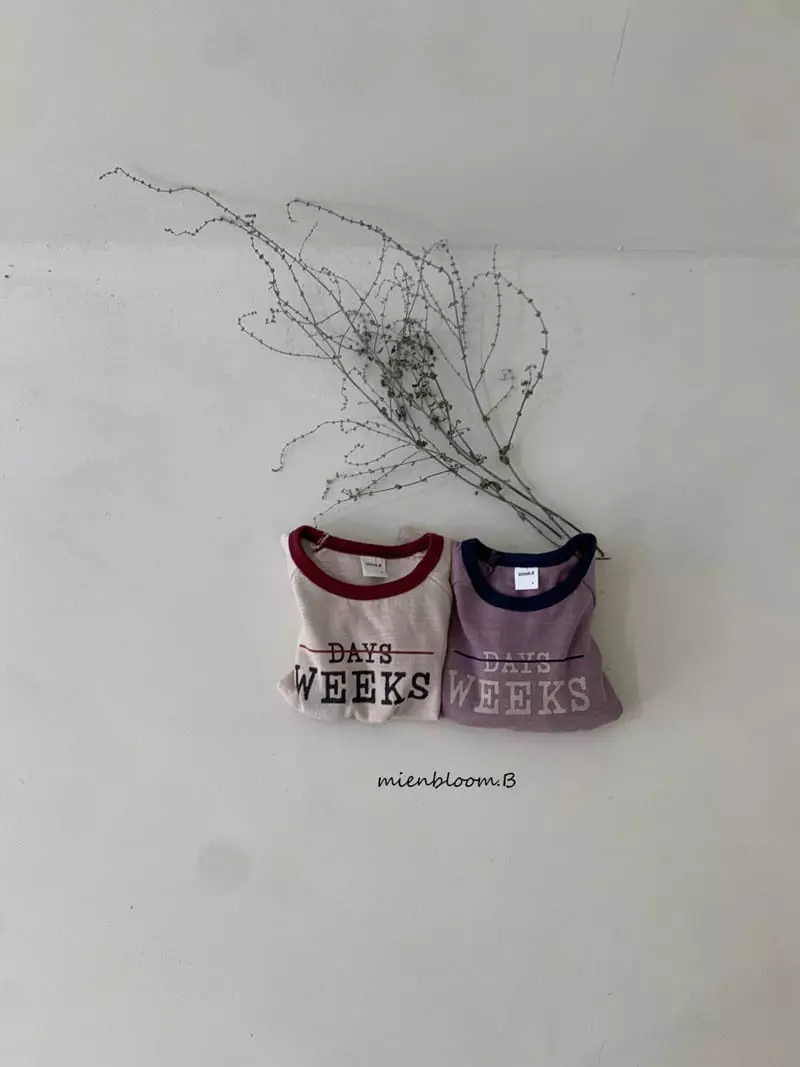 Mienbloom B - Korean Baby Fashion - #babyclothing - Day Day Tee - 2