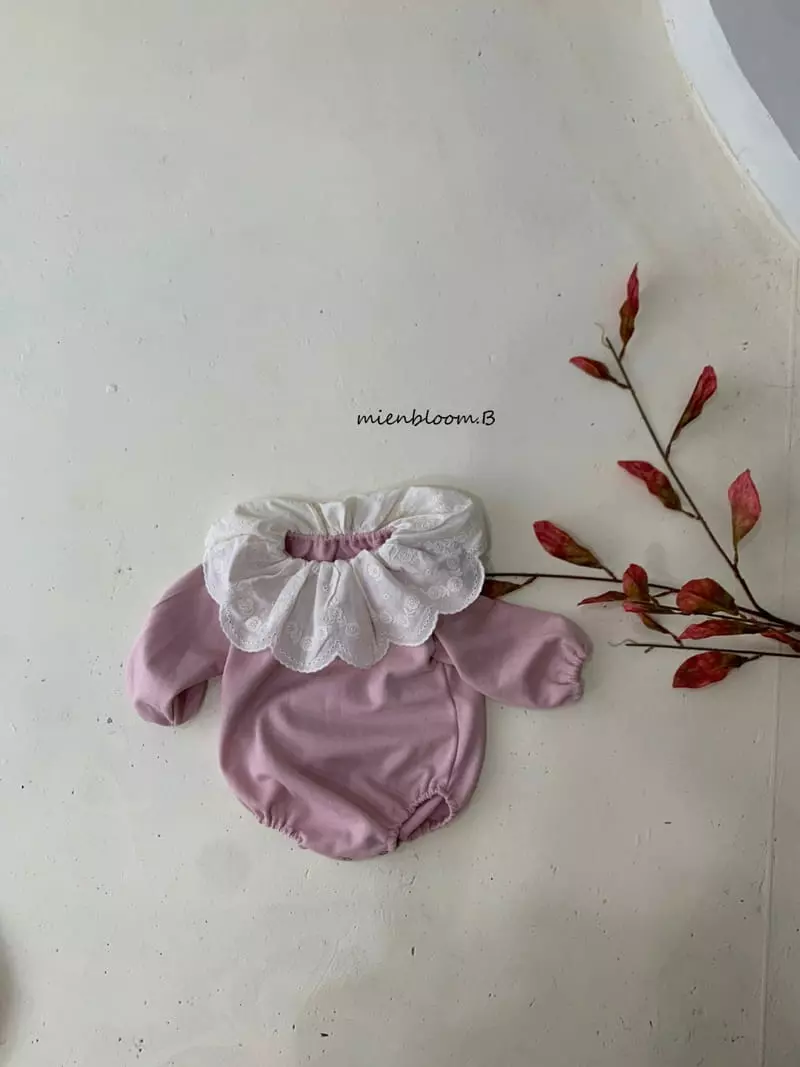 Mienbloom B - Korean Baby Fashion - #babyfashion - Rose Lace Bodysuit - 5