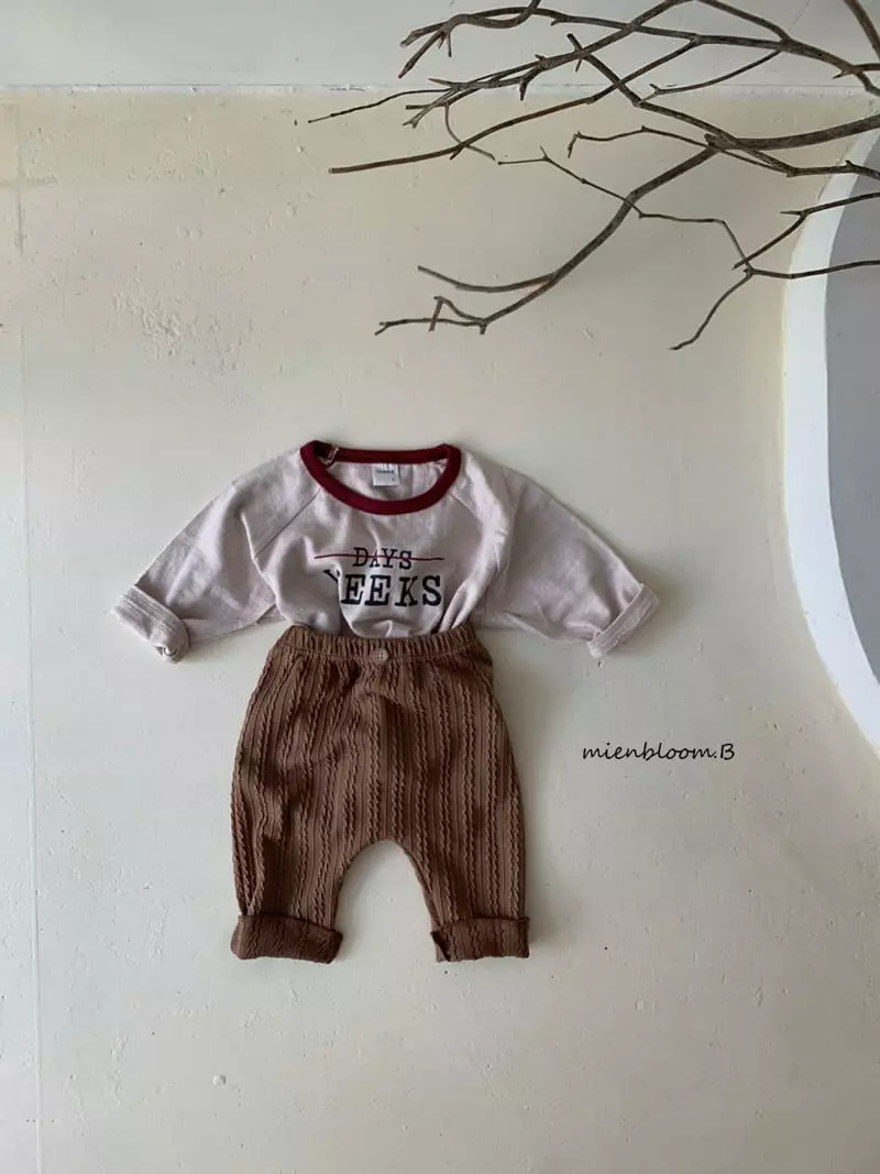 Mienbloom B - Korean Baby Fashion - #babyfashion - Day Day Tee - 4