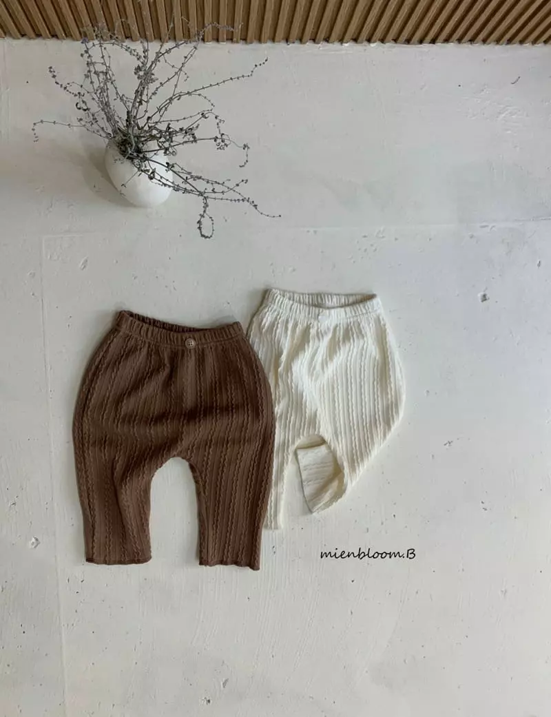 Mienbloom B - Korean Baby Fashion - #babygirlfashion - Mien Muffin Knit Pants - 2