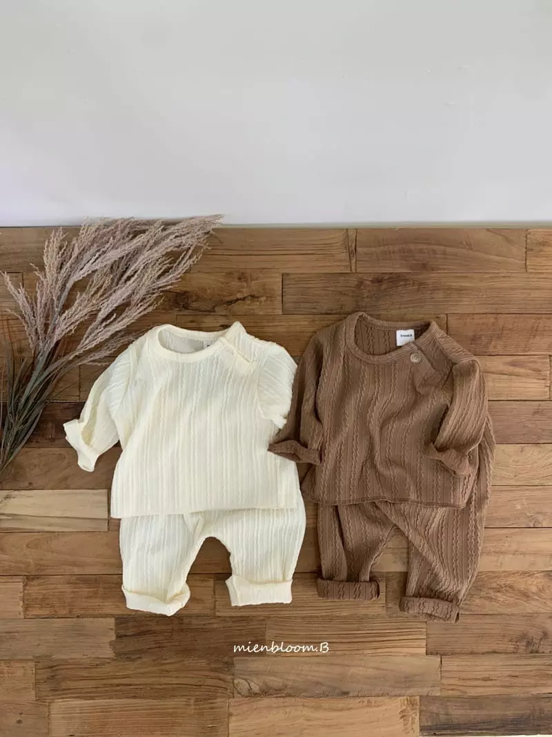 Mienbloom B - Korean Baby Fashion - #babylifestyle - Mien Muffin Knit Pants - 3