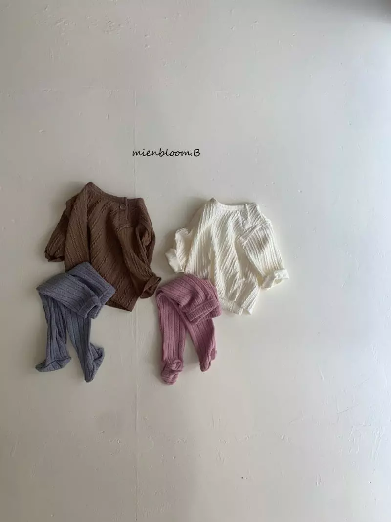 Mienbloom B - Korean Baby Fashion - #babyootd - Twist Foot Legginge - 6