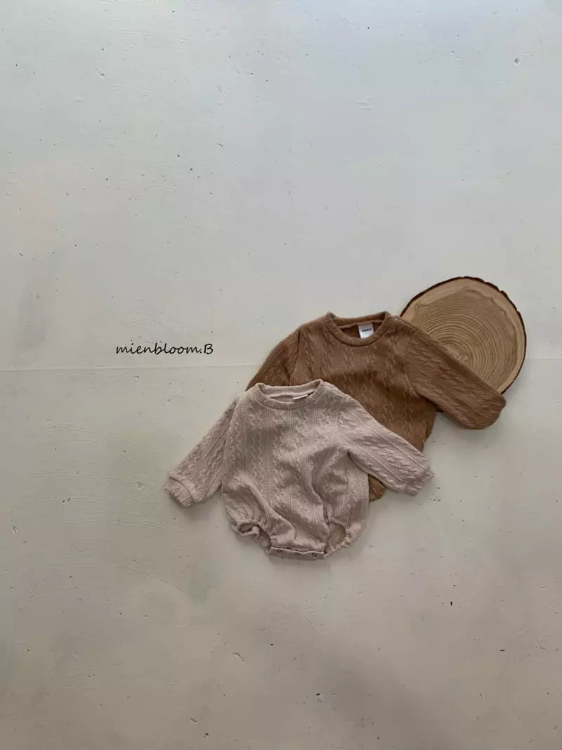 Mienbloom B - Korean Baby Fashion - #babywear - Mongs Knit Bodysuit
