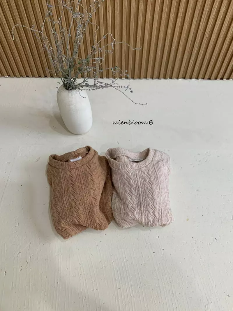 Mienbloom B - Korean Baby Fashion - #onlinebabyshop - Mongs Knit Bodysuit - 3