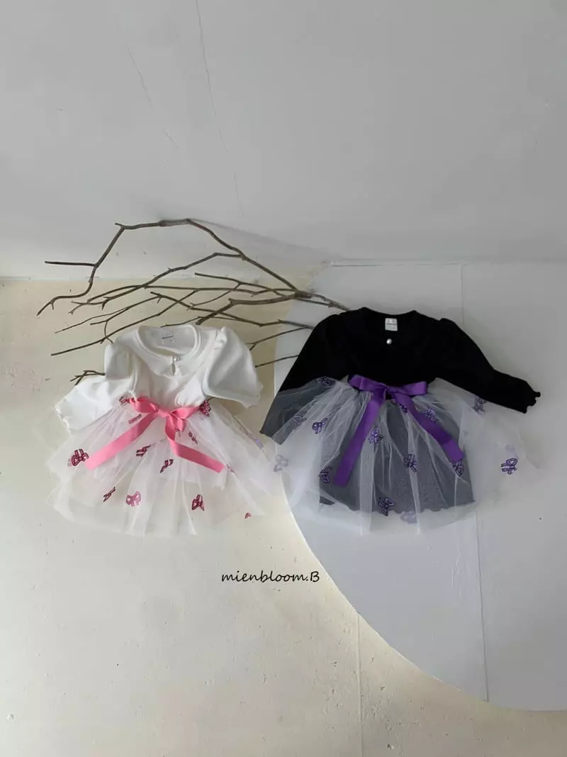 Mienbloom B - Korean Children Fashion - #Kfashion4kids - Ribonbon One-piece - 2