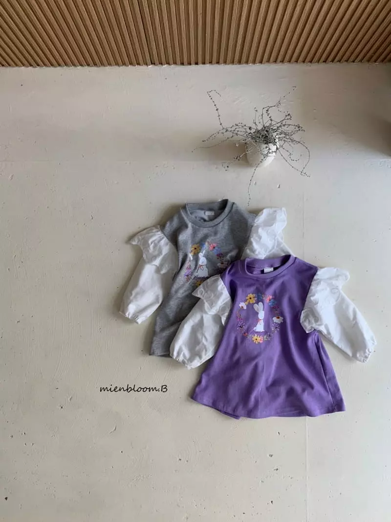 Mienbloom B - Korean Children Fashion - #Kfashion4kids - Rabbit Paint One-piece