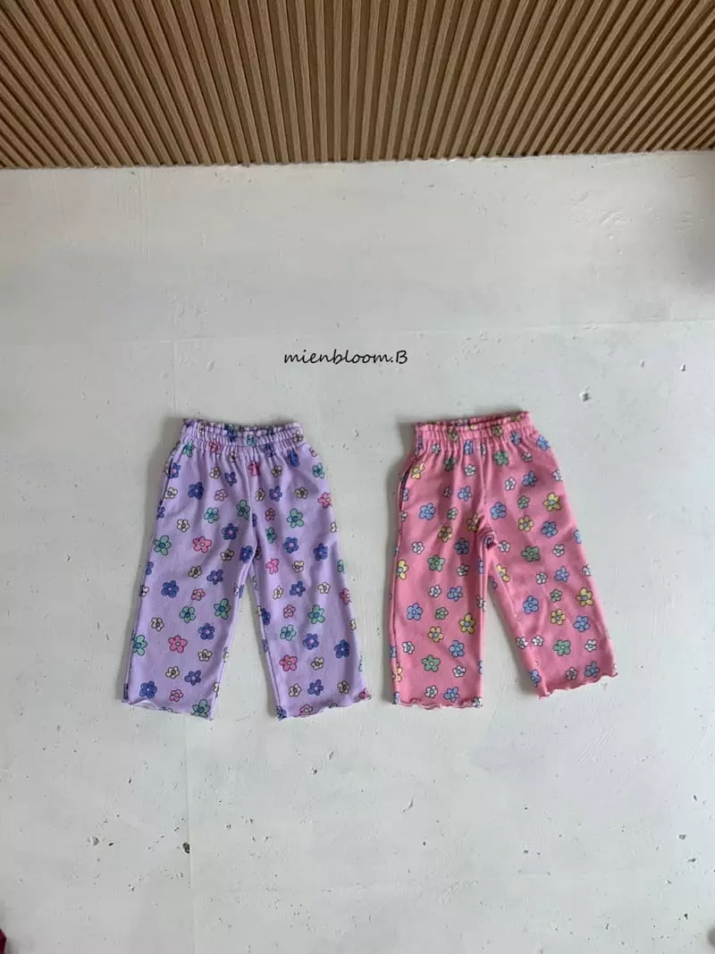 Mienbloom B - Korean Children Fashion - #Kfashion4kids - Flower Knit Pants - 7