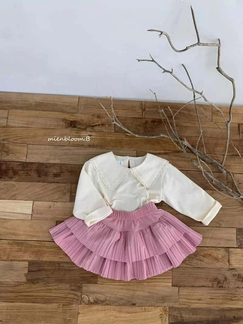 Mienbloom B - Korean Children Fashion - #kidzfashiontrend - Misha Collar Tee - 4